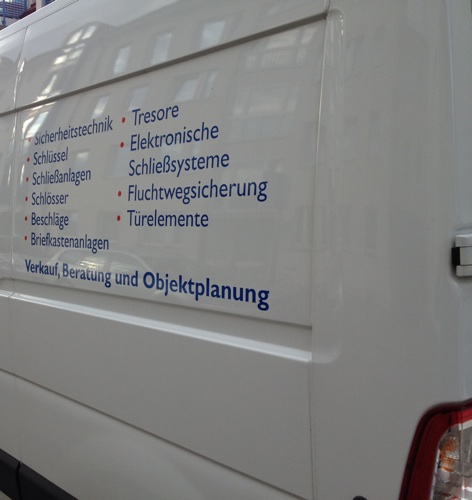 Autobeschriftung, Fahrzeugbeschriftung