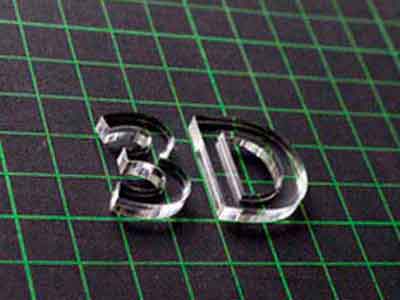 3D Buchstaben, 3D Schriften